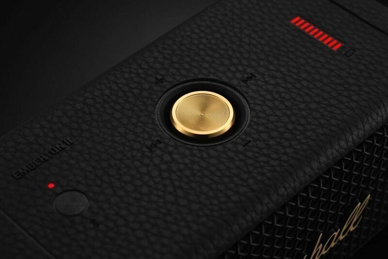 Портативна колонка Marshall Emberton Black and Brass 1005696