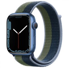 7 45mm Blue Aluminum Case With Blue Sport Band MKNR3