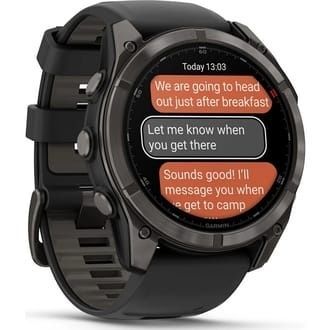 Смарт-годинник Garmin Fenix 8 Pro 51 mm AMOLED Carbon Gray DLC with Black/P Gray (010-03199-00/01)