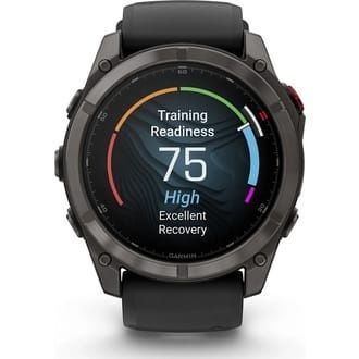 Смарт-годинник Garmin Fenix 8 Pro 51 mm AMOLED Carbon Gray DLC with Black/P Gray (010-03199-00/01)