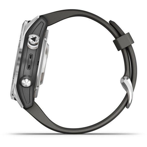 Garmin fenix 7S Pro Saph Solar, Carbon Gray Ti w/Black Band, GPS смарт-годинник 010-02776-11