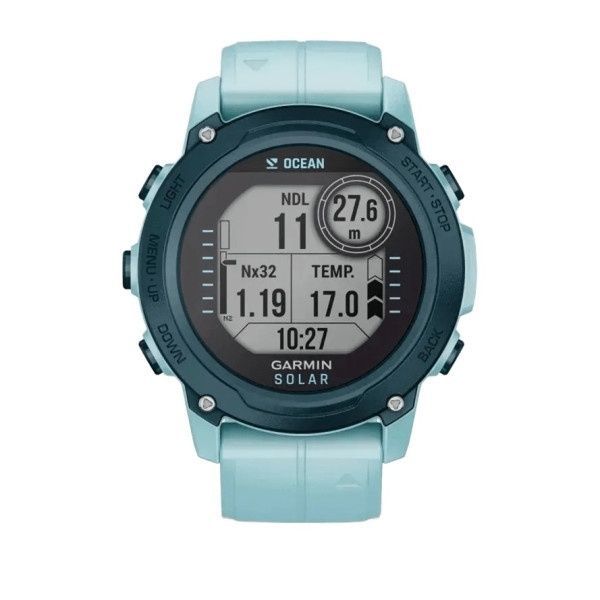 Смарт-годинник Garmin Descent G1 Solar Ocean Edition Azure (010-02604-04)