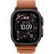 Apple Watch Ultra 3 GPS + Cellular 49mm Black Tit. Case w. Terra Cotta - Large (MF254+MG9F4)