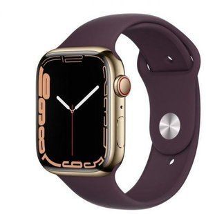 7 45mm Gold Stainless Steel Case with Dark Cherry Sport Band MKJF3/MKJX3