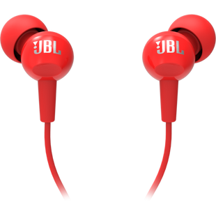 Навушники з мікрофоном JBL C100SI Red
