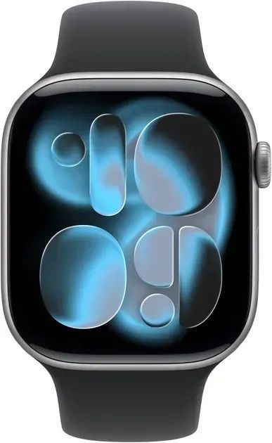 Apple Watch Series 11 GPS 46mm Space Grey Alu. Case w. Black S. Band - M/L (MEV44)