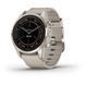 Garmin Fenix 7S Pro Saph Solar, Sft Gld SS w/Lmestn Lthr, Excl, GPS смарт-годинник 010-02776-30