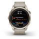 Garmin Fenix 7S Pro Saph Solar, Sft Gld SS w/Lmestn Lthr, Excl, GPS смарт-годинник 010-02776-30