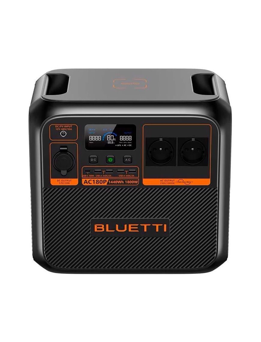 Зарядна станція BLUETTI AC180P 1800w, 1440w/h Box is damaged