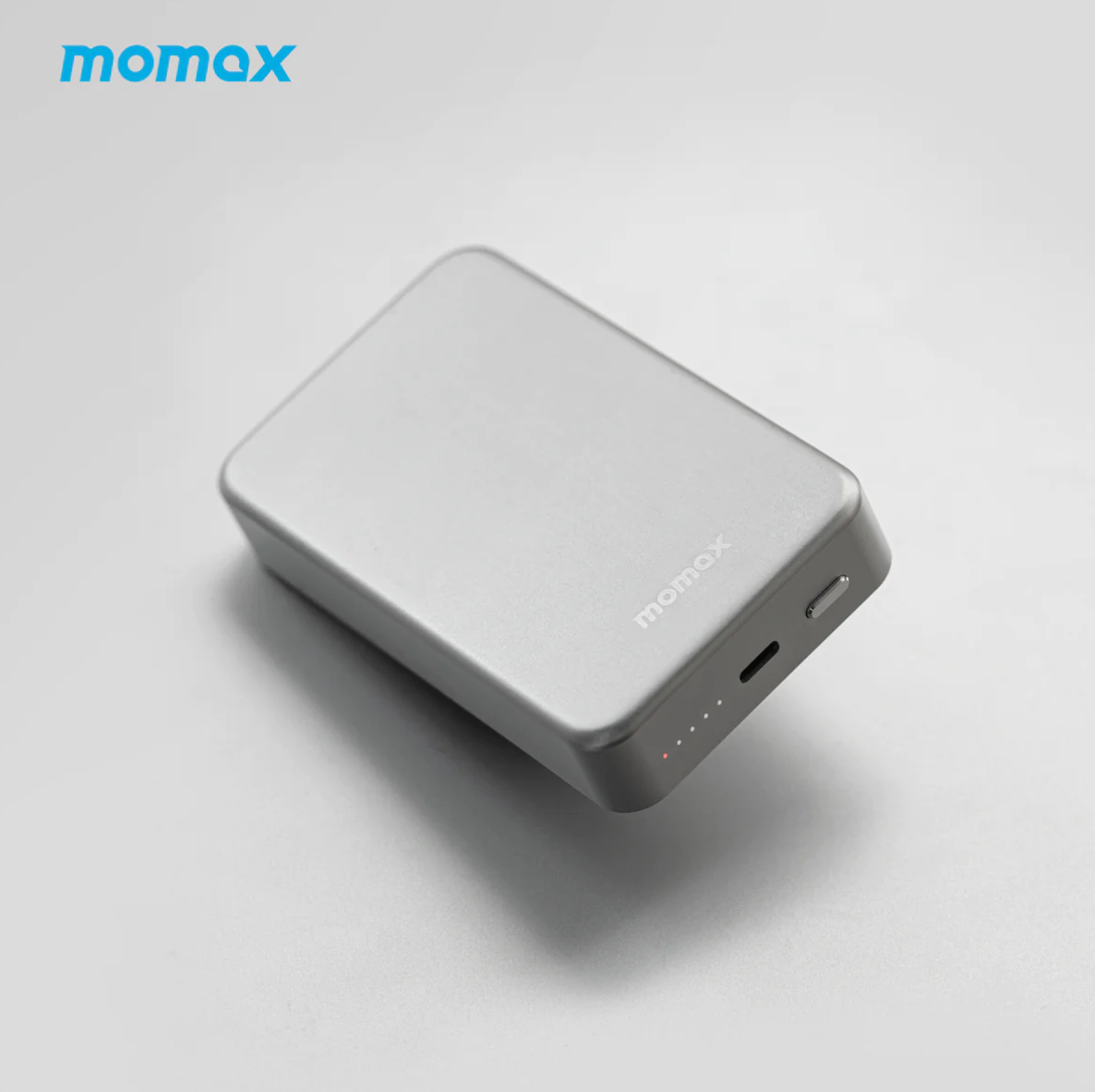 Battery Pack Momax Q.Mag Power7 Magnetic Wireless 10000mAh (Silver)