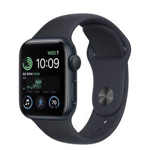 Apple Watch SE 2 40mm Midnight Aluminium Case with Midnight Sport Band M/L MR9Y3