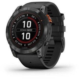 Garmin Fenix 7X Pro Solar Slate Gray w. Black Band 010-02778-00/01