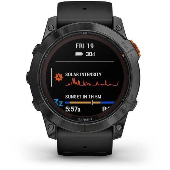 Garmin Fenix 7X Pro Solar Slate Gray w. Black Band 010-02778-00/01
