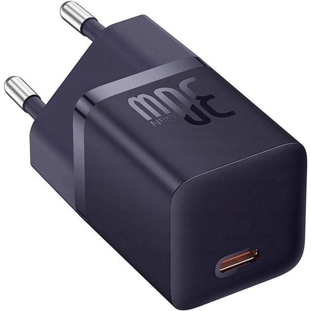 МЗП Baseus GaN5 Fast Charger 1C 30W Purple CCGN070705