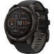Garmin Fenix 8 47mm Sapphire Carbon grey DLC titanium Black/pebble grey silicone band (010-02906-11) NO BOX
