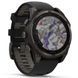 Garmin Fenix 8 47mm Sapphire Carbon grey DLC titanium Black/pebble grey silicone band (010-02906-11) NO BOX