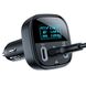 Автомобільний зарядний пристрій ACEFAST B5 101W (2C+A) metal car charger with OLED smart display AFB