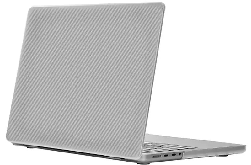 Накладка WiWU iKavlar Crystal Shield for MacBook New Air 13,6" M2, Clear Stripe