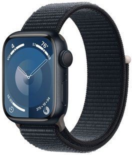 Apple Watch Series 9 41mm Midnight Aluminum Case with Midnight Sport Loop MR8Y3