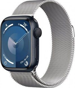 Apple Watch Ultra 2 Cellular 49mm Black Titan. Case w. Dark Green Alpine Loop - Medium (MX4R3)