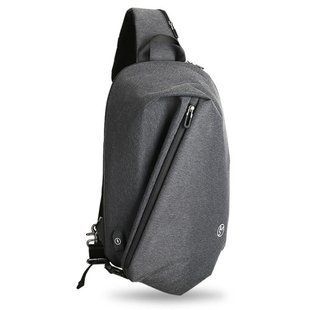 Рюкзак с одной лямкой Mazzy Star MS177 Light grey