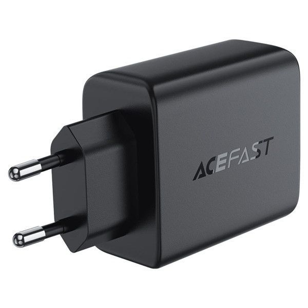 Адаптер Acefast A61 GaN 2xUSB-C + 2xUSB-A PD45W Black