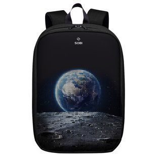 Рюкзак Sobi Pixel Max SB9703 Black с LED экраном