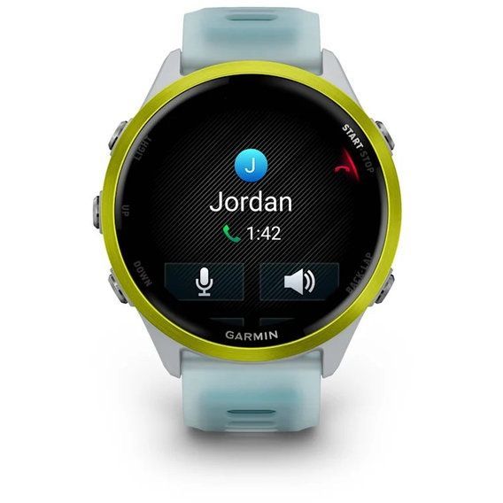 Garmin Forerunner 570 47mm Amp Yellow Aluminum Translucent Whitestone/Turquoise Band (010-02971-01)