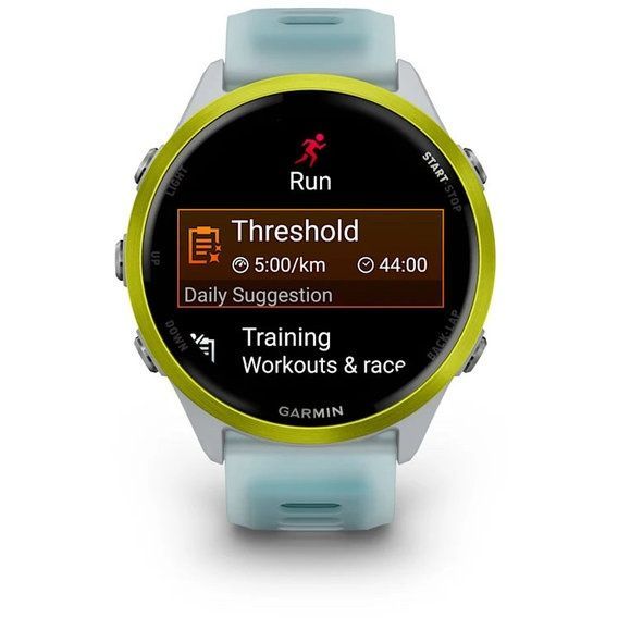 Garmin Forerunner 570 47mm Amp Yellow Aluminum Translucent Whitestone/Turquoise Band (010-02971-01)