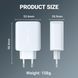 Адаптер Acefast A9 USB-C+USB-C PD 40W White
