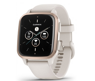 Garmin Venu Sq 2 Music Edition Peach Gold Al. Bezel w. Ivory Case and S. Band 010-02700-01/11