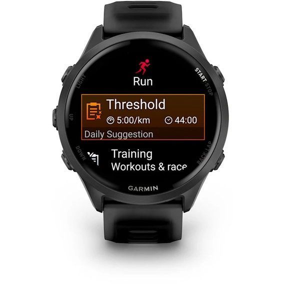 Garmin Forerunner 570 47mm Slate Gray Aluminum w. Translucent Black/Black Band (010-02971-00) NO BOX