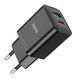 МЗП Hoco N28 Founder 20W (Type-C + USB) Black