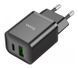 МЗП Hoco N28 Founder 20W (Type-C + USB) Black