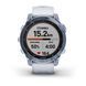 Garmin Fenix 7 Sapphire Solar Mineral Blue DLC Titanium with Whitestone Band 010-02540-24/25