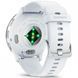 Garmin Venu 3 Silver Stainless Steel Bezel Whitestone Case Silicone Band 010-02784-00