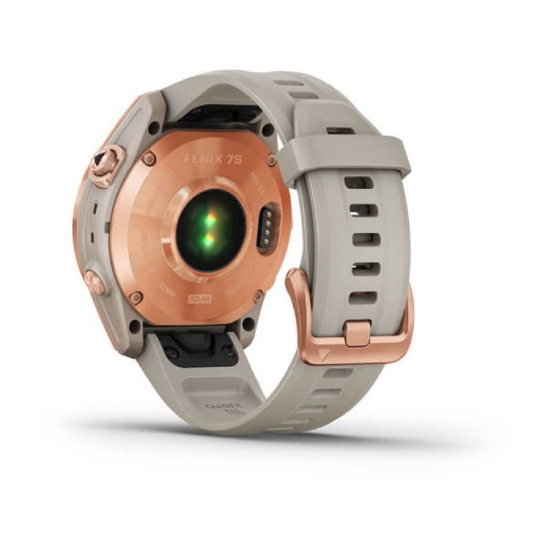 Garmin Fenix 7S Solar Rose Gold with Light Sand Band 010-02539-10/11