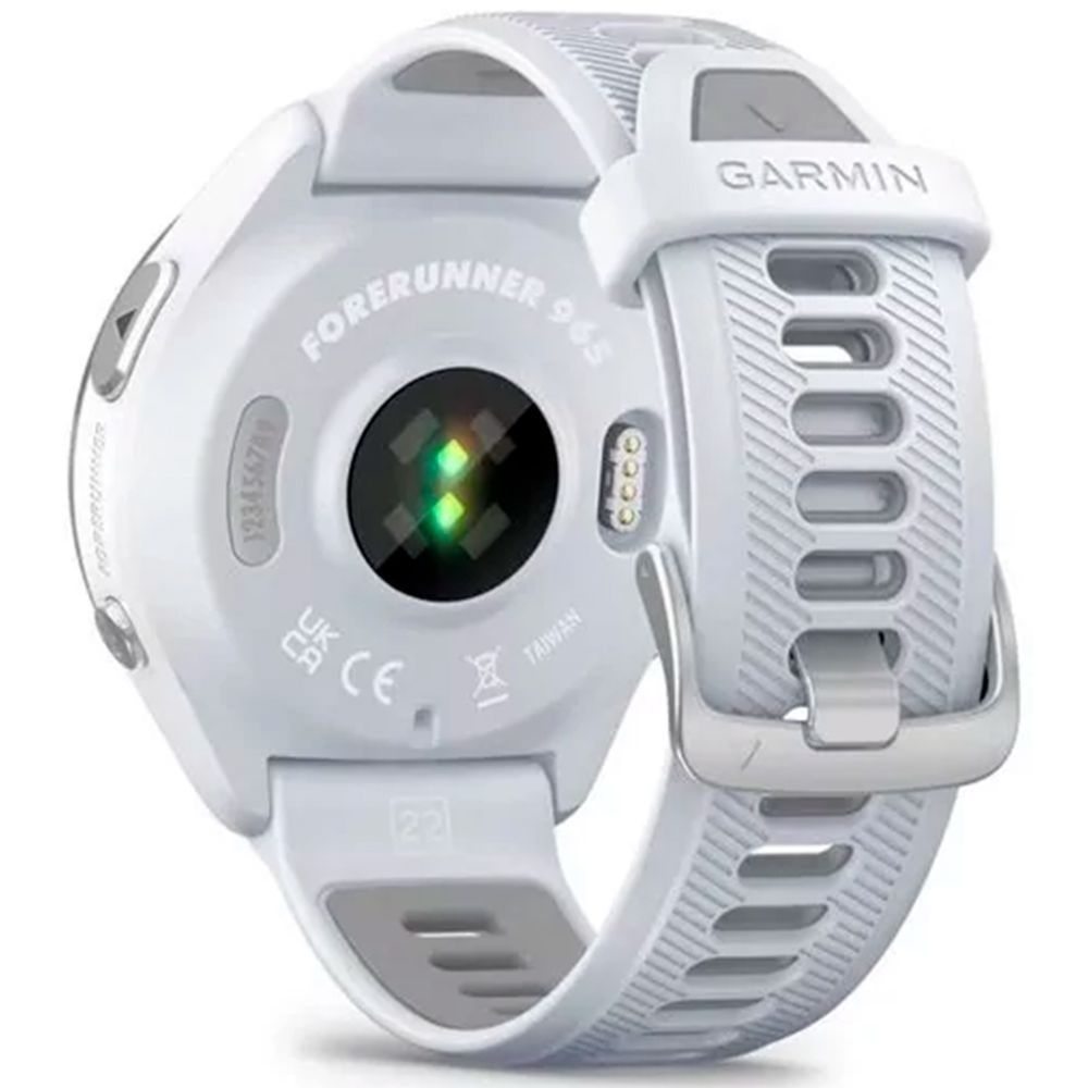 Garmin Forerunner 965 Titanium Bezel Whiteston Case Whiteston/Powder Gray 010-02809-01/11/8