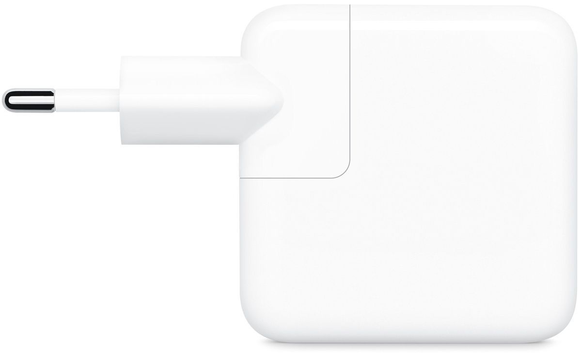 Мережевий зарядний пристрій Apple A2676 35W Dual USB-C White (MW2K3)