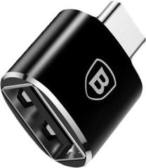 Перехідник OTG Baseus USB to Type-C Black CATOTG-01