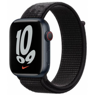 7 45mm Nike Midnight Aluminum Case w. Anthracite/Black Nike Sport Band MKNX3