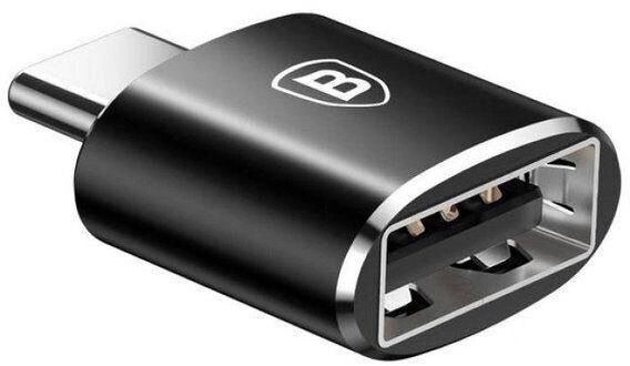 Перехідник OTG Baseus USB to Type-C Black CATOTG-01