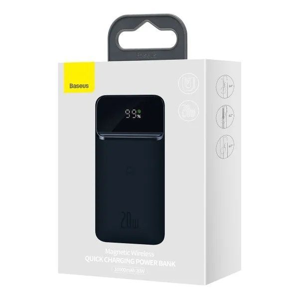 Портативна Батарея Baseus Magnetic Wireless 10000mAh 20W blue PPCX010201