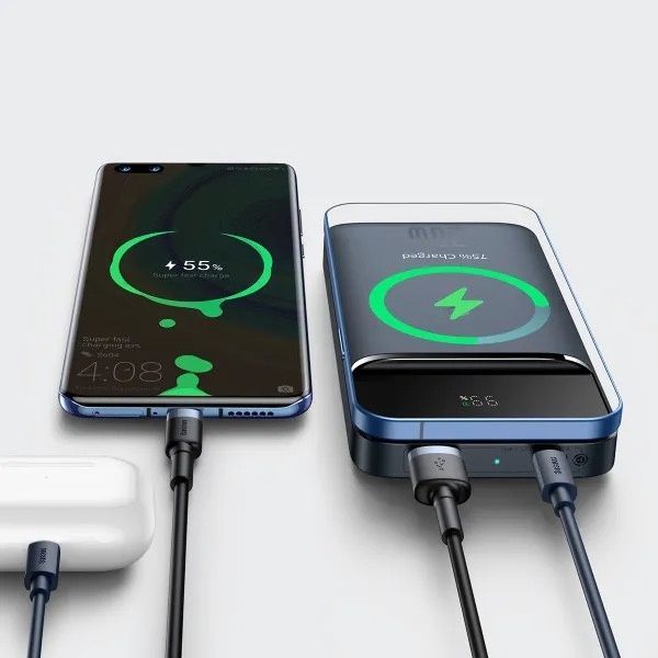 Портативна Батарея Baseus Magnetic Wireless 10000mAh 20W blue PPCX010201