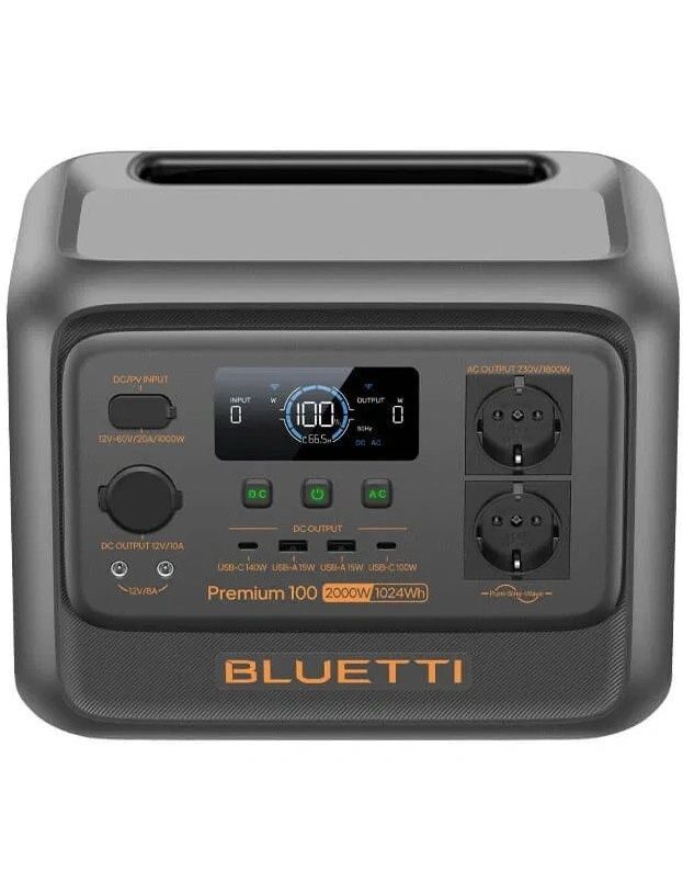 Зарядна станція BLUETTI Premium 100 V2 2000w, 1024w/h