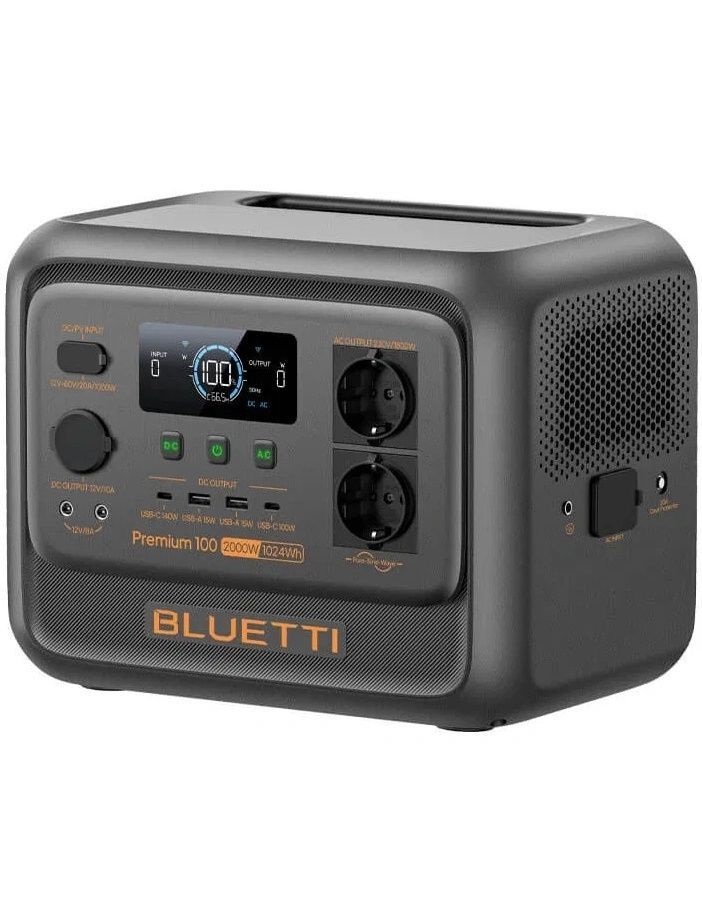 Зарядна станція BLUETTI Premium 100 V2 2000w, 1024w/h