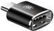 Перехідник OTG Baseus USB to Type-C Black CATOTG-01