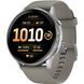 Garmin Venu 4 45 mm Silver with Silver Gray Silicone Band (010-03014-01)
