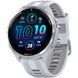 Garmin Forerunner 965 Titanium Bezel Whiteston Case Whiteston/Powder Gray 010-02809-01/11/8