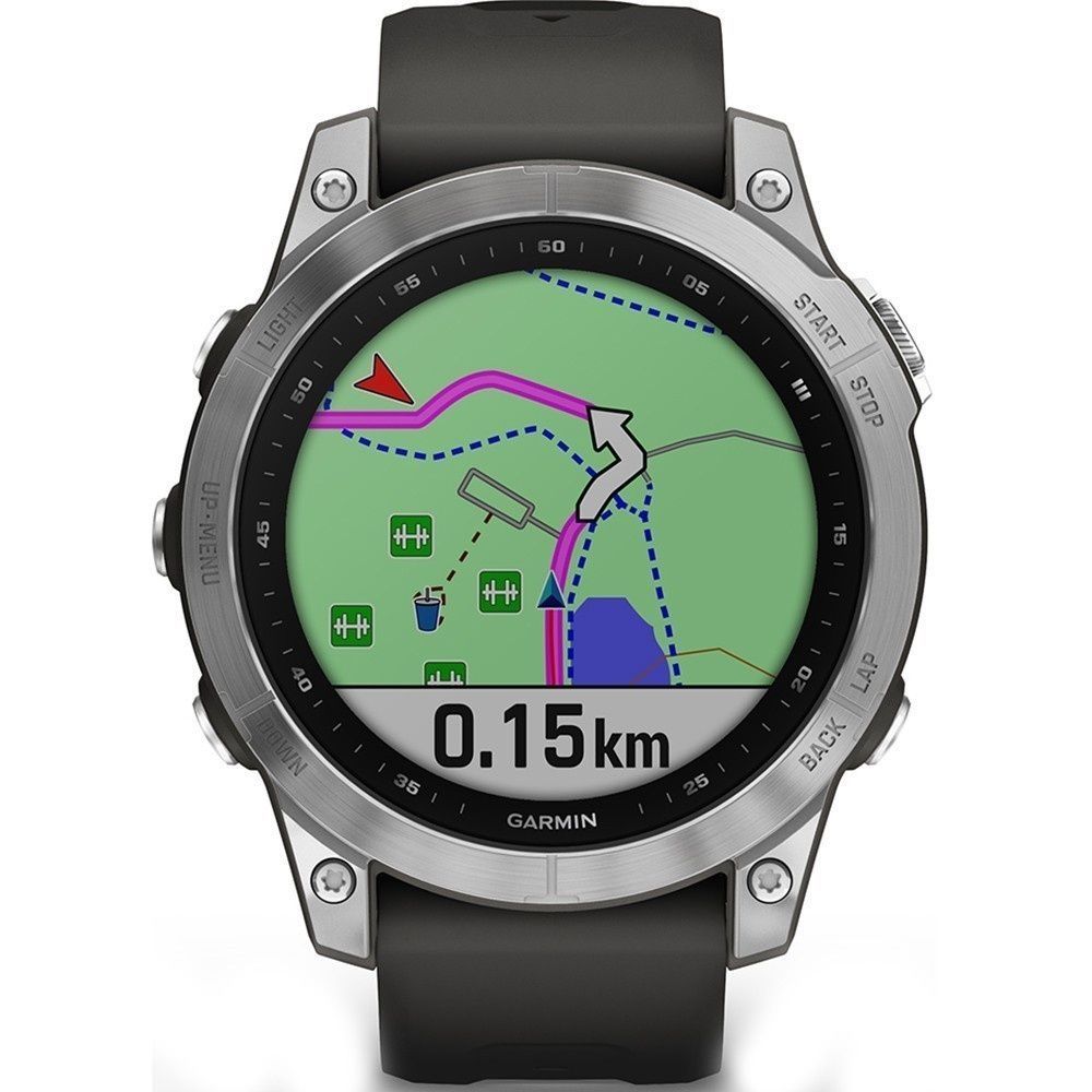 Garmin Fenix 7 Silver w/Graphite Band 010-02540-01